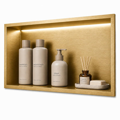 Hornacina ducha Medimex Oceanic HOR005 oro cepillado