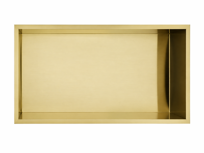 Hornacina ducha Medimex Pacific HOR002 oro cepillado detalle interior