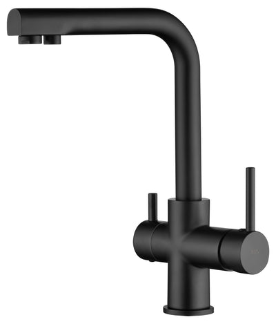 Grifo cocina 2 vías con ósmosis IMEX MARSELLA GOS004 negro mate