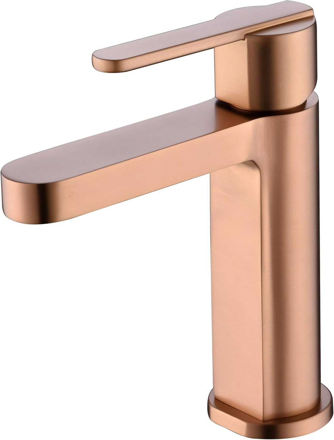 Monomando lavabo Imex Roma oro rosa cepillado modelo BDR001-1ORC