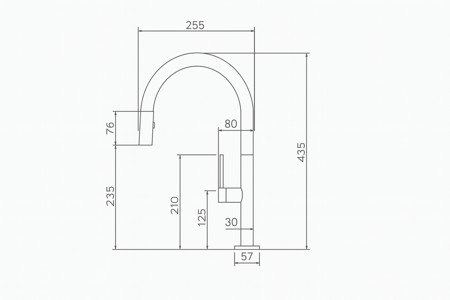 Grifo Cocina IMEX Samoa GCE017 Cromo