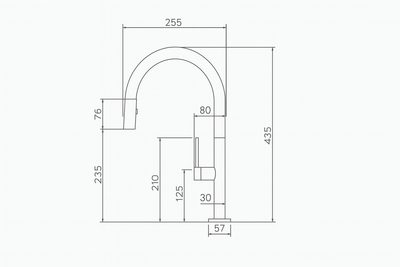 Grifo Cocina IMEX Samoa GCE017 Cromo