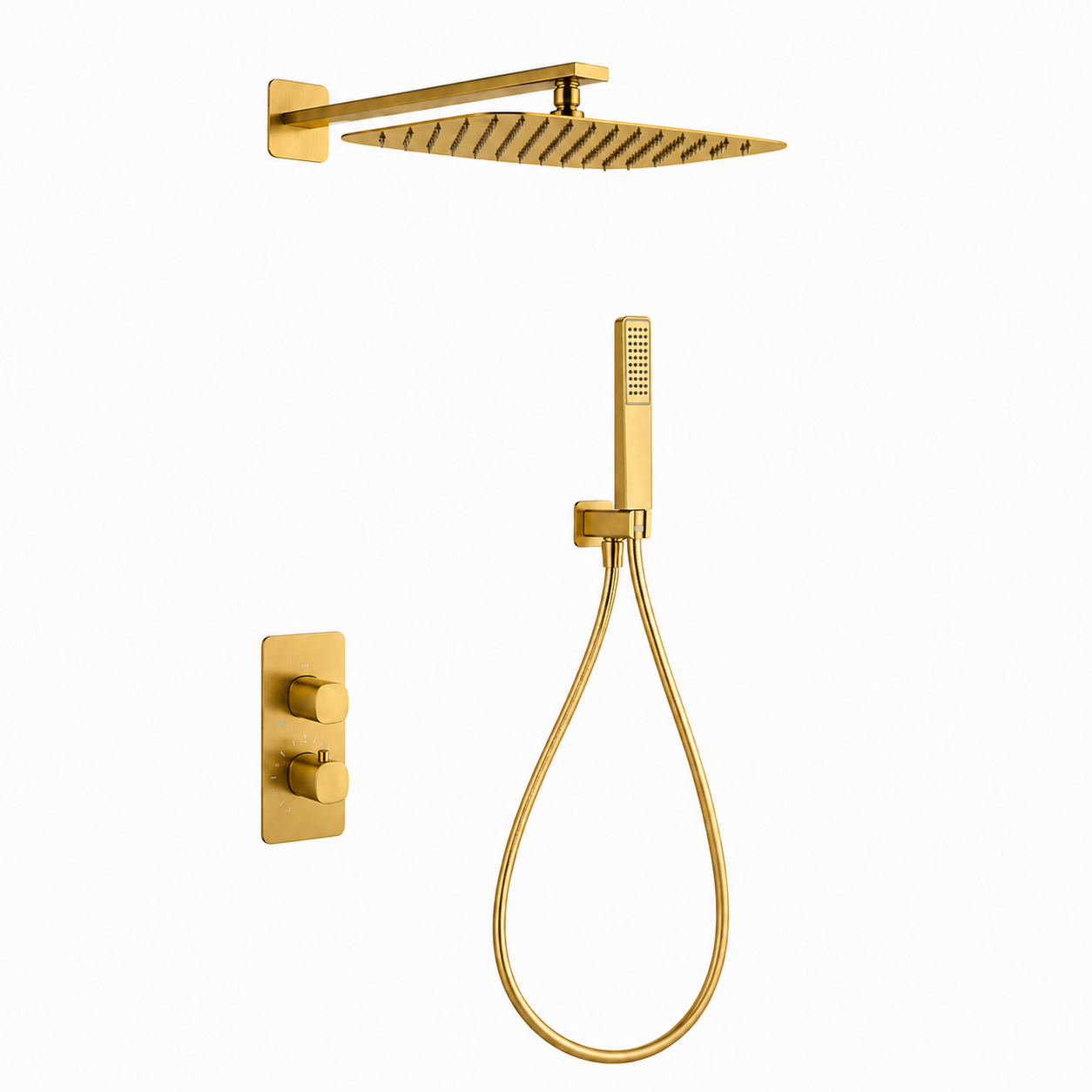 Conjunto de Ducha Empotrado Termostático IMEX Toscana GTT064