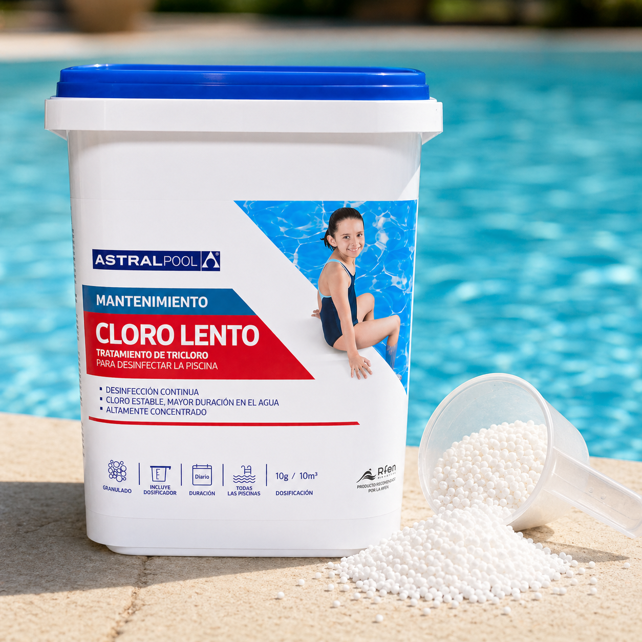 cloro lento astralpool
