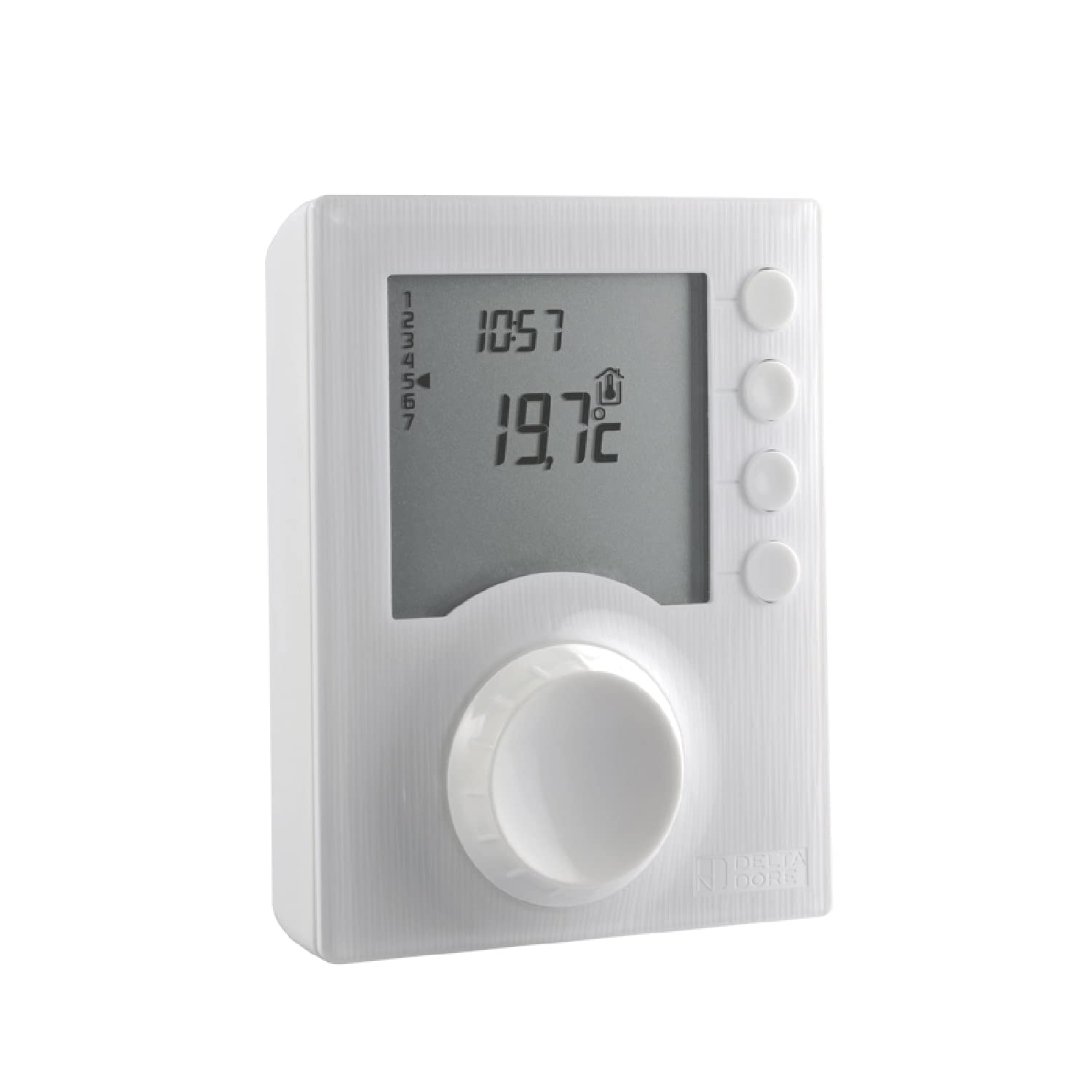 Termostato de ambiente filar Delta Dore TYBOX 117+ color blanco