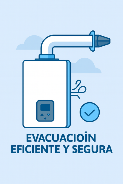 Zeus 12L | Calentador Estanco Instantáneo Gas Natural o Butano