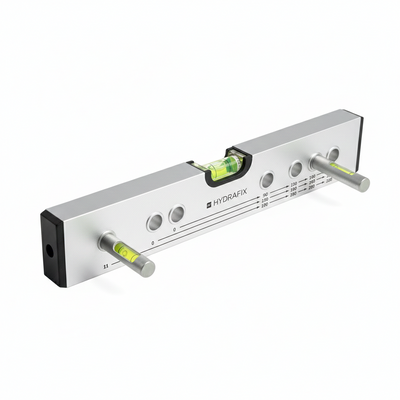 Nivel Hydrafix Hydralevel Plumber de Aluminio 30 cm | Nivel Profesional para Fontanería