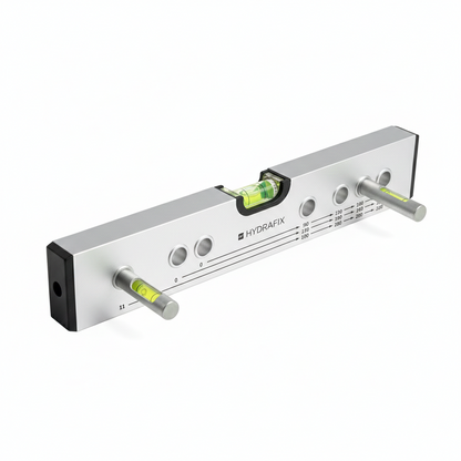 Nivel Hydrafix Hydralevel Plumber de Aluminio 30 cm | Nivel Profesional para Fontanería