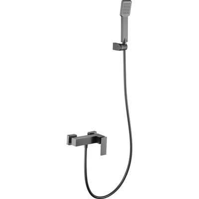 Kit de ducha monomando IMEX PISA BDP048-5BGM black gun metal