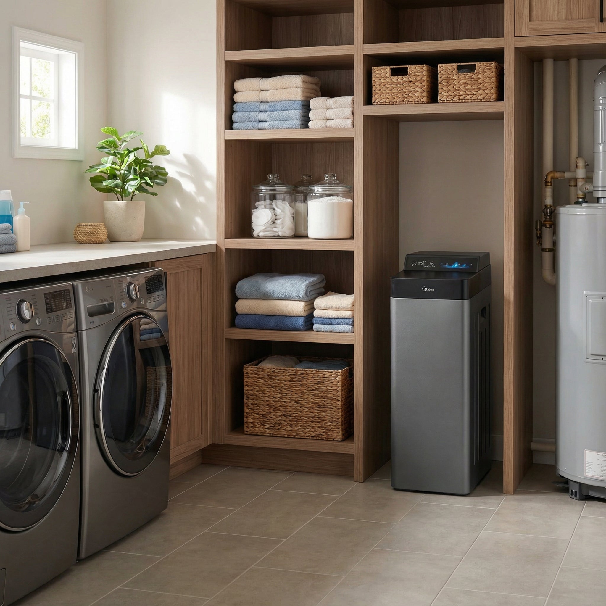 Descalcificador Midea Harmony IoT 18L | Inteligente, Compacto y Eficiente