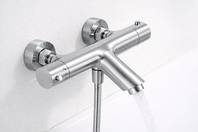 Grifo Termostático Ducha y Bañera IMEX MONZA BTM039-4 Cromado