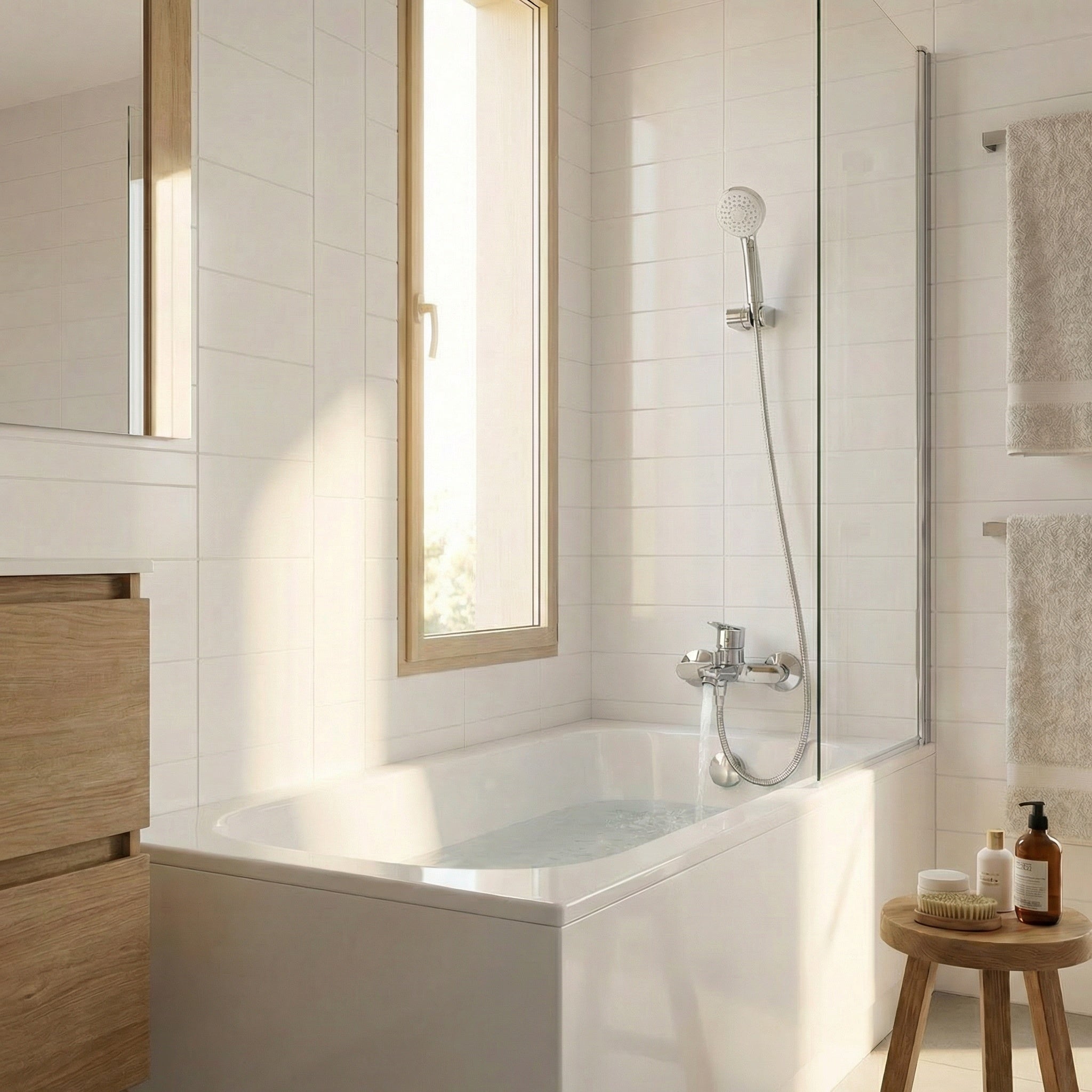 Grifo Baño Ducha Roca Victoria Plus A5A014FC00 Cromado